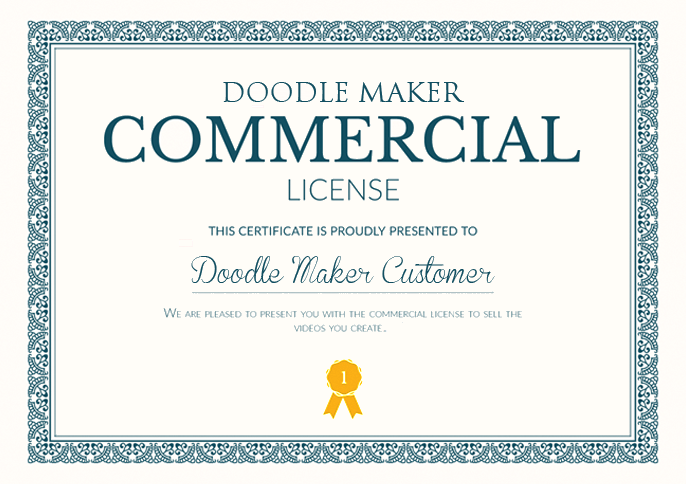 doodle maker commercial license