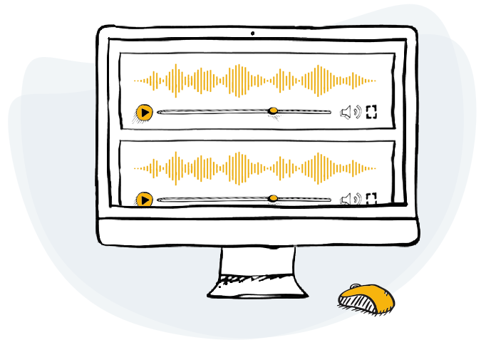 voice recording for doodle creator